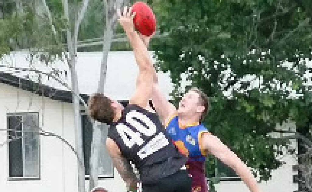 UP FOR IT: BITS’ William Achilles contests the ball last week in Rockhampton. UP FOR IT: BITS’ William Achilles contests the ball last week in Rockhampton.