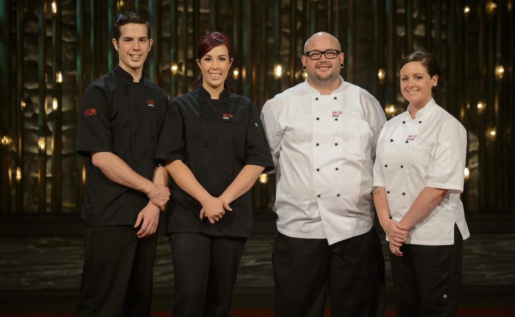 My Kitchen Rules 2013 finalists Jake and Elle Harrison, left, and Dan and Steph Mulheron. My Kitchen Rules 2013 finalists Jake and Elle Harrison, left, and Dan and Steph Mulheron.