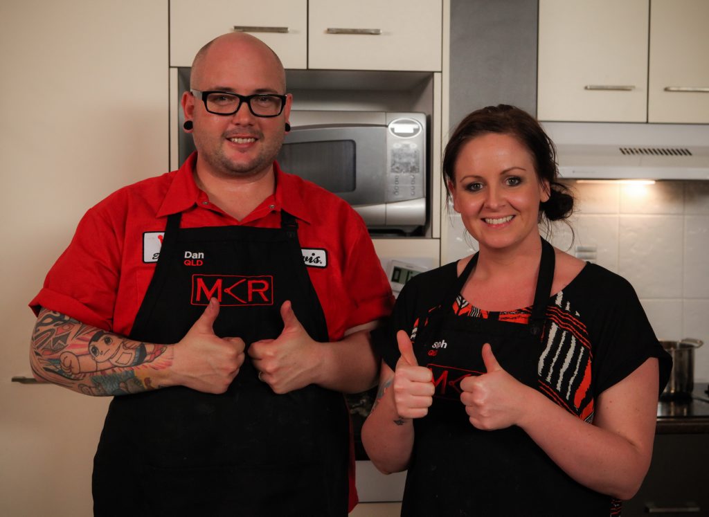 Dan and Steph Mulheron have been given another vote of confidence by MKR judge Pete Evans. Dan and Steph Mulheron have been given another vote of confidence by MKR judge Pete Evans.