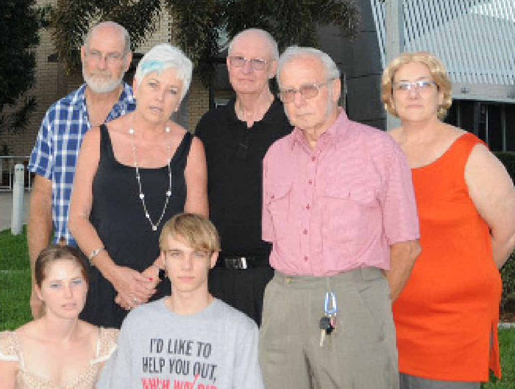 CIVIC CENTRE WOES: Gympie’s performing arts community wants the council to upgrade the Heritage Theatre. Pictured are Zodiac Players Ian Wensel, Donna Lyden, Nick Rinehart, Peter Blyth, Monika Habel, Char South and Ken Welton. CIVIC CENTRE WOES: Gympie’s performing arts community wants the council to upgrade the Heritage Theatre. Pictured are Zodiac Players Ian Wensel, Donna Lyden, Nick Rinehart, Peter Blyth, Monika Habel, Char South and Ken Welton.