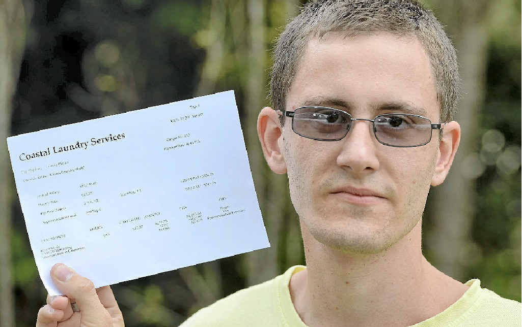 FAIR WORK ACTION: Cerebral palsy sufferer Corey Blinco says he hasn’t been paid correctly. FAIR WORK ACTION: Cerebral palsy sufferer Corey Blinco says he hasn’t been paid correctly.