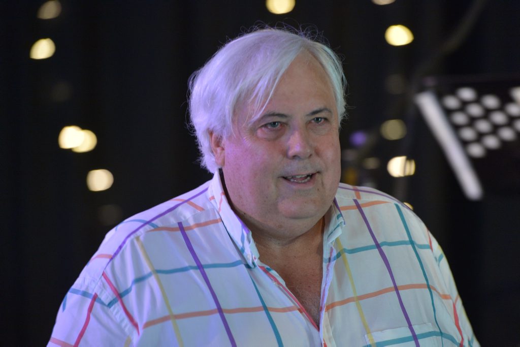 Clive Palmer put on an elaborate smorgasbord for the needy. Photo: John McCutcheon / Sunshine Coast Daily