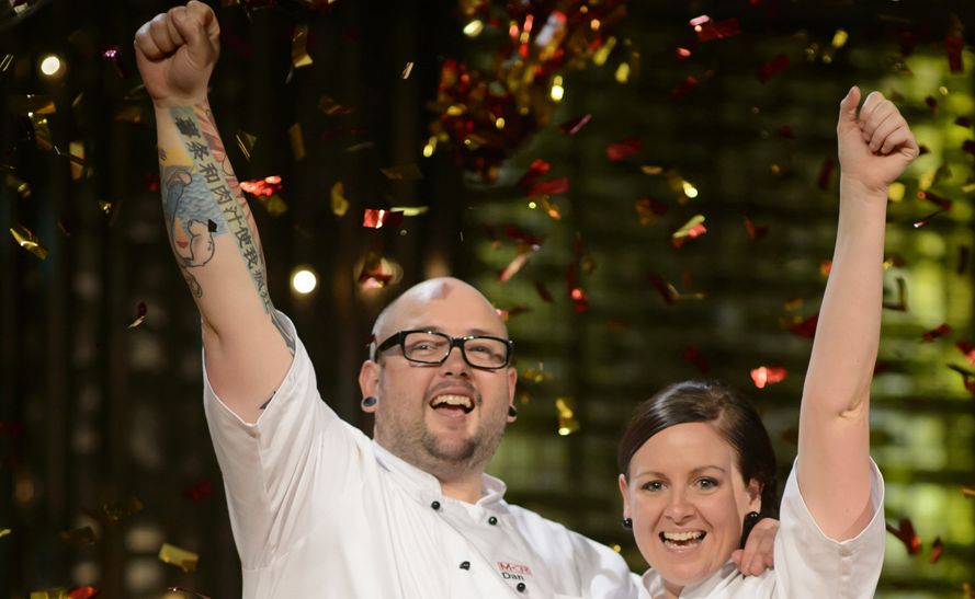 Dream come true: Dan and Steph are the 2013 My Kitchen Rules winners. Dream come true: Dan and Steph are the 2013 My Kitchen Rules winners.