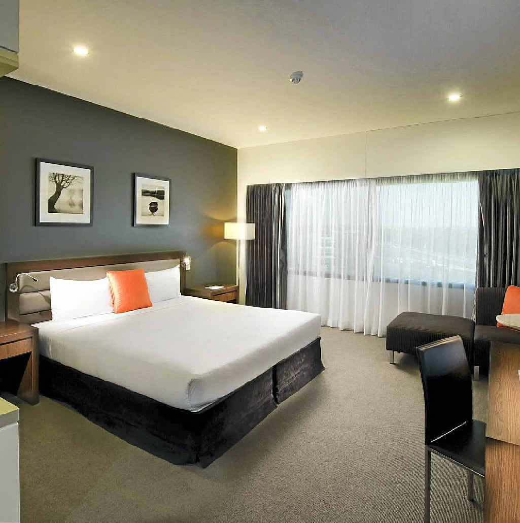 The King suite at the Novotel Brisbane Airport. The King suite at the Novotel Brisbane Airport.
