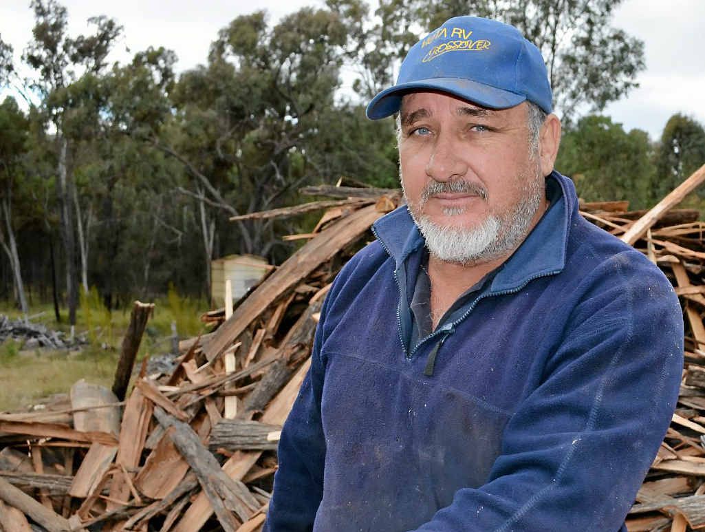 RECYCLING: Leyburn’s Brett Rostron has notched up another major client for his business Leyburn Kindling. RECYCLING: Leyburn’s Brett Rostron has notched up another major client for his business Leyburn Kindling.