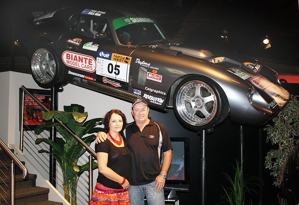 Peter Champion, with his wife Sandy, is selling his collection of Peter Brock’s race cars, road cars and memorabilia. Peter Champion, with his wife Sandy, is selling his collection of Peter Brock’s race cars, road cars and memorabilia.