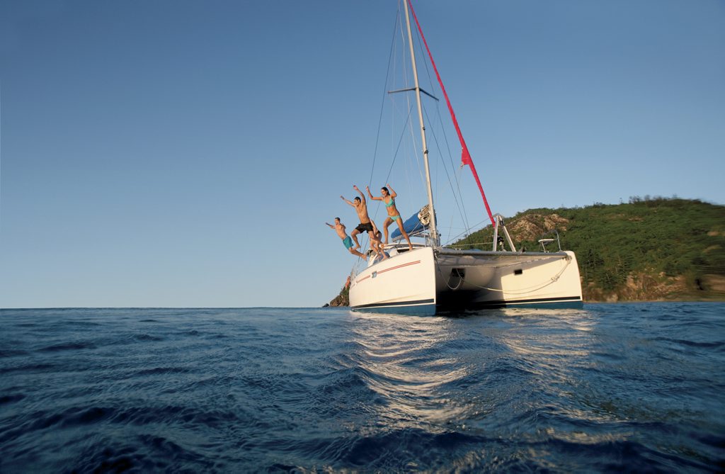 Enjoy a sailing adventure with friends in the Whitsundays. Enjoy a sailing adventure with friends in the Whitsundays.