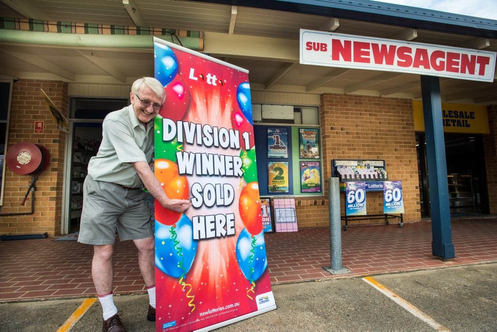 After a search lasting almost a week, the owner of the winning Lotto ticket bought at the Bray St sub-newsagency has been found. After a search lasting almost a week, the owner of the winning Lotto ticket bought at the Bray St sub-newsagency has been found.