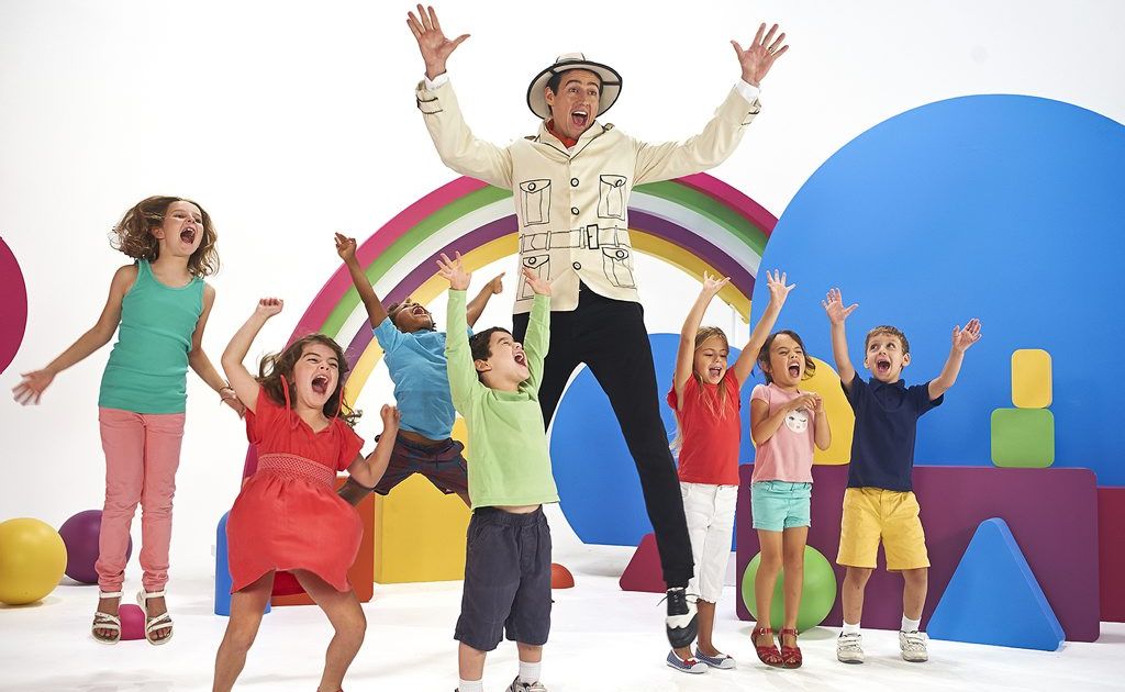 Sam Moran, the former Yellow Wiggle, hosts his own TV series Play Along With Sam on Nick Jr. Sam Moran, the former Yellow Wiggle, hosts his own TV series Play Along With Sam on Nick Jr.
