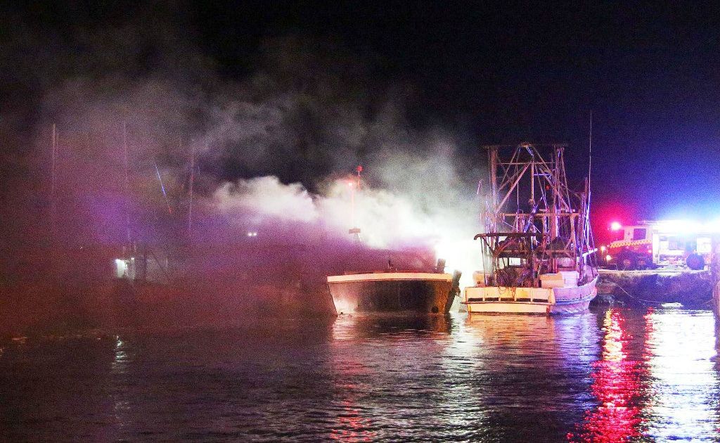 The scene of the fire on Friday, May 3 last year. The scene of the fire on Friday, May 3 last year.