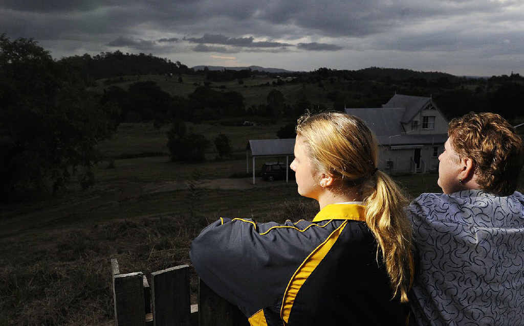 Pine Mountain residents look towards the horizon after a panther like cat was spotted in the area. Pine Mountain residents look towards the horizon after a panther like cat was spotted in the area.