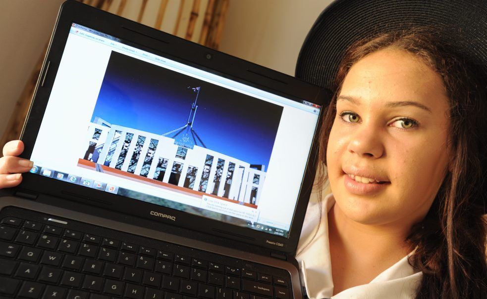 St Mary's College student Alexandra Parsgaard,16, is going to Canberra for work experience. St Mary's College student Alexandra Parsgaard,16, is going to Canberra for work experience.
