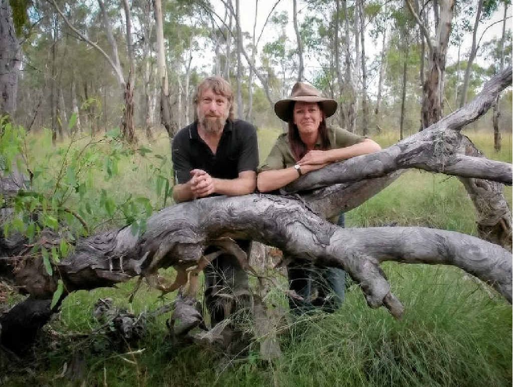 LAND CARERS: Alan Steggall and Dawn Heath have made moves for their property, between Warwick and Allora, to become part of the Enrich biodiversity program. LAND CARERS: Alan Steggall and Dawn Heath have made moves for their property, between Warwick and Allora, to become part of the Enrich biodiversity program.