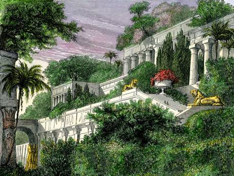The Hanging Gardens of Babylon were actually in Ninevah, says a historian. The Hanging Gardens of Babylon were actually in Ninevah, says a historian.
