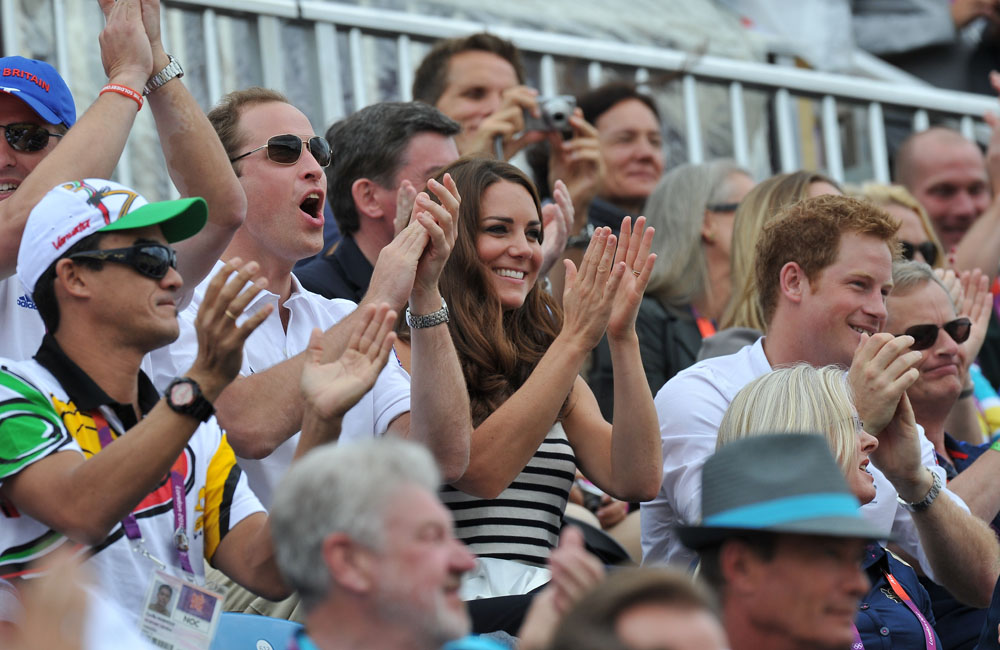 Prince William, Kate Middleton and Prince Harry. Prince William, Kate Middleton and Prince Harry.