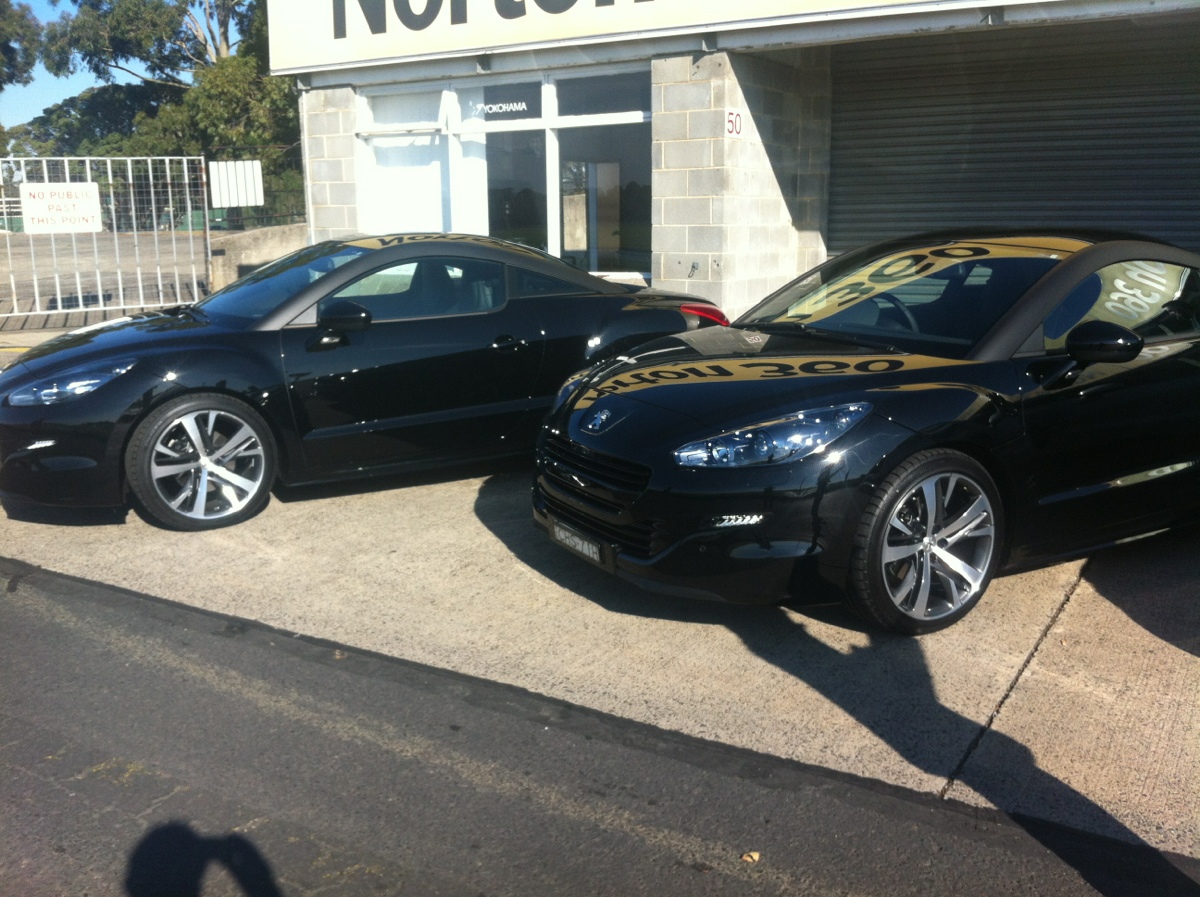 The new updated Peugeot RCZ. The new updated Peugeot RCZ.