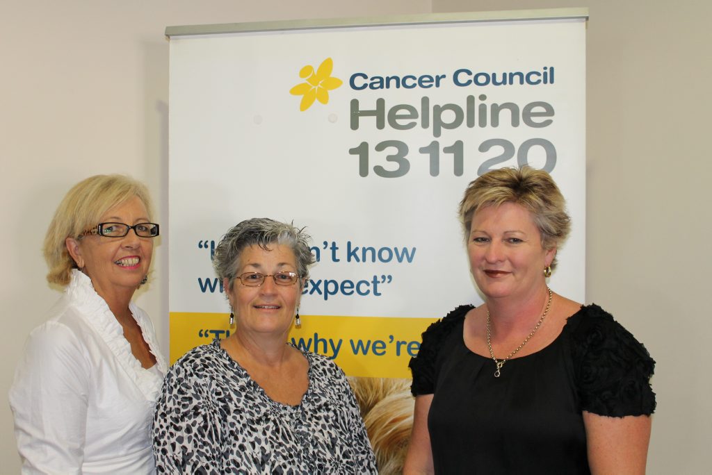 FROM LEFT: Noela Fleming, Amanda McIvor and Kelli Noy shared a cuppa for a cure last year. Kelli and Noela were awarded the prestigious title of highest Australia’s Biggest Morning Tea fundraisers in the central Queensland region for 2012, raising more than $8,200 for the fight against cancer. FROM LEFT: Noela Fleming, Amanda McIvor and Kelli Noy shared a cuppa for a cure last year. Kelli and Noela were awarded the prestigious title of highest Australia’s Biggest Morning Tea fundraisers in the central Queensland region for 2012, raising more than $8,200 for the fight against cancer.
