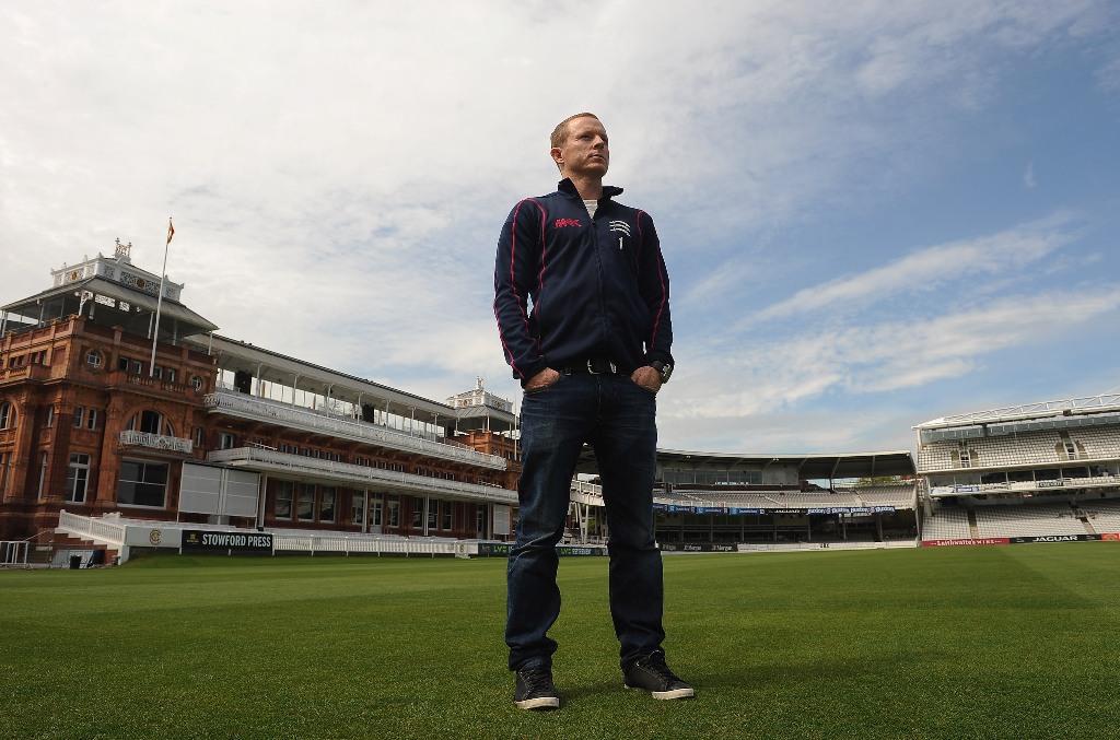 Chris Rogers of Middlesex and Australia poses at Lord's Cricket Ground on April 24, 2013 in London, England. Chris Rogers of Middlesex and Australia poses at Lord's Cricket Ground on April 24, 2013 in London, England.