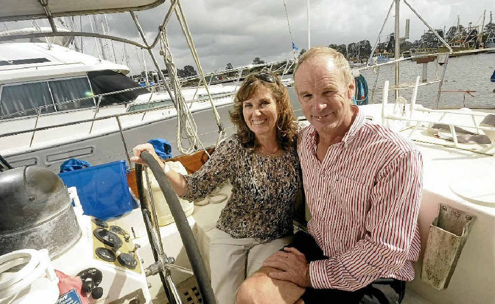 Duncan and Caroline Woodhead of Alstonville will spend four years sailing around the world. Duncan and Caroline Woodhead of Alstonville will spend four years sailing around the world.