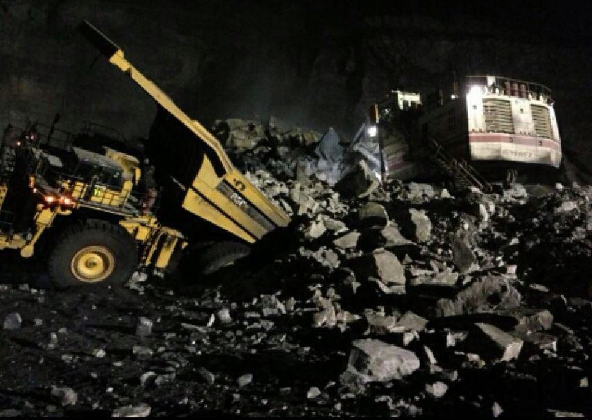 A mine wall fell on a machine operator at a coal mine near Moura, west of Gladstone and Rockhampton, on Friday night. The mine has been shut down as investigations continue. A mine wall fell on a machine operator at a coal mine near Moura, west of Gladstone and Rockhampton, on Friday night. The mine has been shut down as investigations continue.