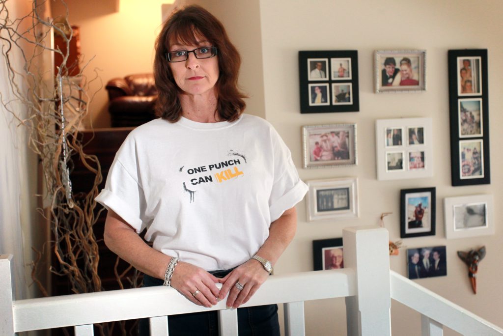 Cheryl Thorpe, who is the co-team leader for the Queensland Homicide Victims Support Group, will be taking part in Homicide Awareness Day on May 18 at Kawana Shoppingworld. Cheryl's son, Kane, was murdered 17 years ago, when he was 16 years old. Cheryl Thorpe, who is the co-team leader for the Queensland Homicide Victims Support Group, will be taking part in Homicide Awareness Day on May 18 at Kawana Shoppingworld. Cheryl's son, Kane, was murdered 17 years ago, when he was 16 years old.