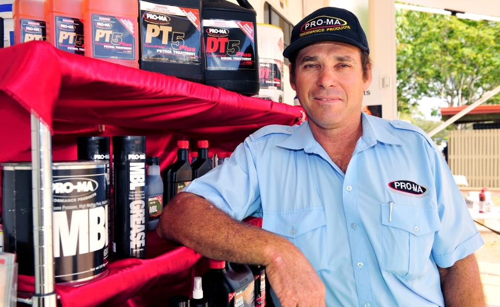 AGROTREND: Greg Ross from Pro-Ma performance products at AgroTrend. AGROTREND: Greg Ross from Pro-Ma performance products at AgroTrend.