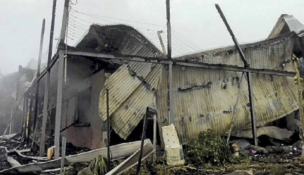 Firefighters did not know if anyone was in burning home Northern Star