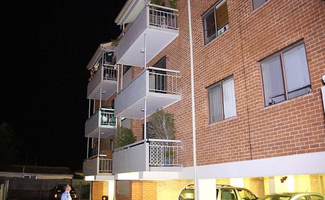 A 41 year-old man somehow survived a fall from his third-floor balcony. Photo: Frank Redward A 41 year-old man somehow survived a fall from his third-floor balcony. Photo: Frank Redward