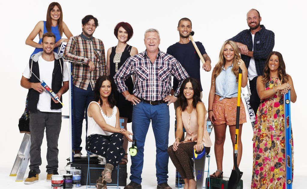 The Block Sky High (2013 series) contestants pictured with host Scott Cam, centre. The Block Sky High (2013 series) contestants pictured with host Scott Cam, centre.
