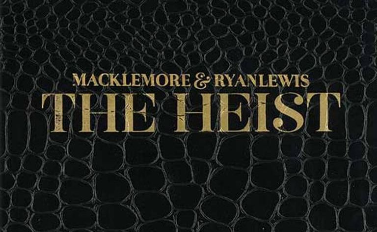 Macklemore and Ryan Lewis, The Heist album cover. Macklemore and Ryan Lewis, The Heist album cover.