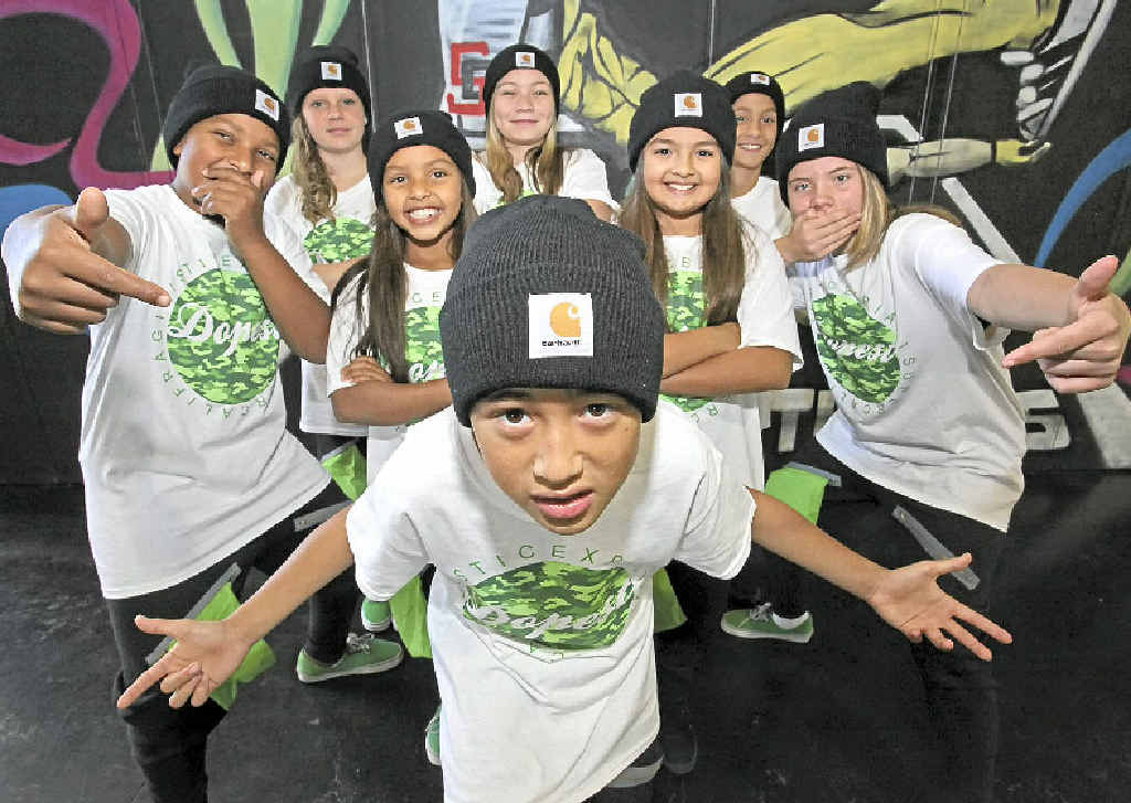 Winston Pratt (front), Ronnie Twidale, Lulu Twidale, Chloe Goudens, Lillee Reeves (middle), Jodi Ward, Amara Pearson-Christensen and Kailan Teneti of Sole Studios will heading to Las Vegas for the World Hip Hop Dance Championships. Winston Pratt (front), Ronnie Twidale, Lulu Twidale, Chloe Goudens, Lillee Reeves (middle), Jodi Ward, Amara Pearson-Christensen and Kailan Teneti of Sole Studios will heading to Las Vegas for the World Hip Hop Dance Championships.