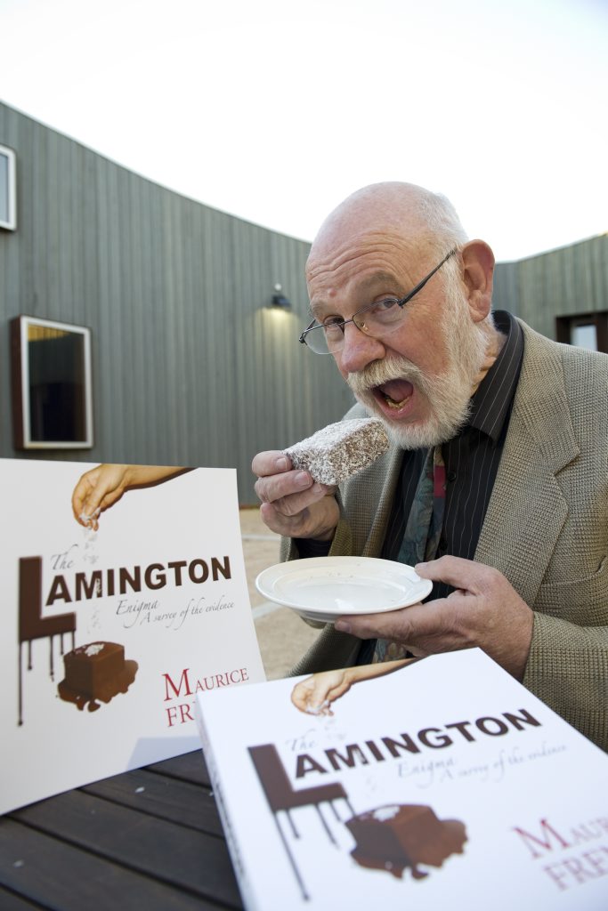Maurice French at the launch of his book The Lamington Enigma: A Survey of the Evidence. Maurice French at the launch of his book The Lamington Enigma: A Survey of the Evidence.