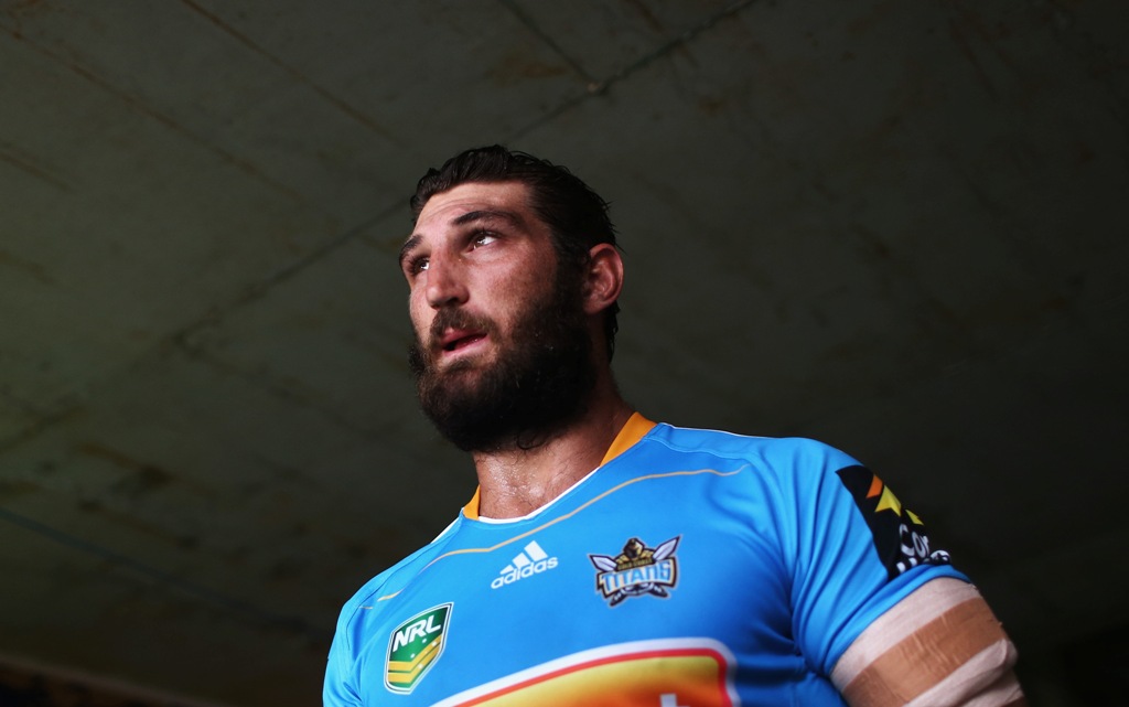 Dave Taylor of the Gold Coast Titans. Dave Taylor of the Gold Coast Titans.