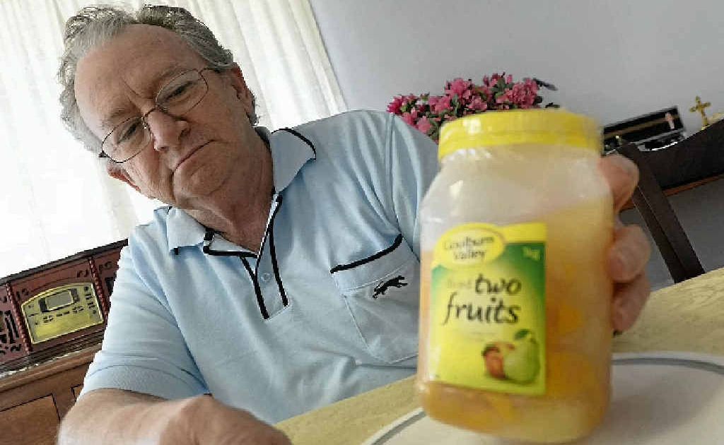 ON THE NOSE: Brian Ross is concerned a Goulburn Valley product he bought from Woolworths may be contaminated. ON THE NOSE: Brian Ross is concerned a Goulburn Valley product he bought from Woolworths may be contaminated.