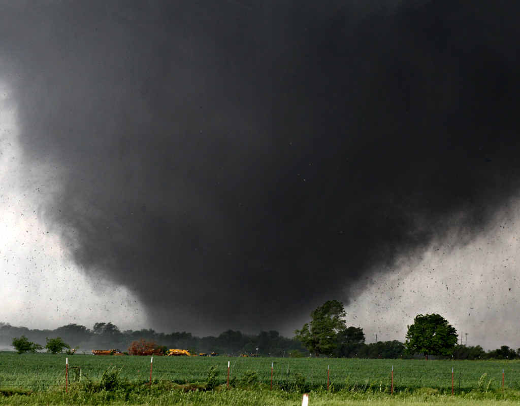 Gympie man Andrew McLellan had a close encounter with a tornado in Oklahoma this week. Gympie man Andrew McLellan had a close encounter with a tornado in Oklahoma this week.