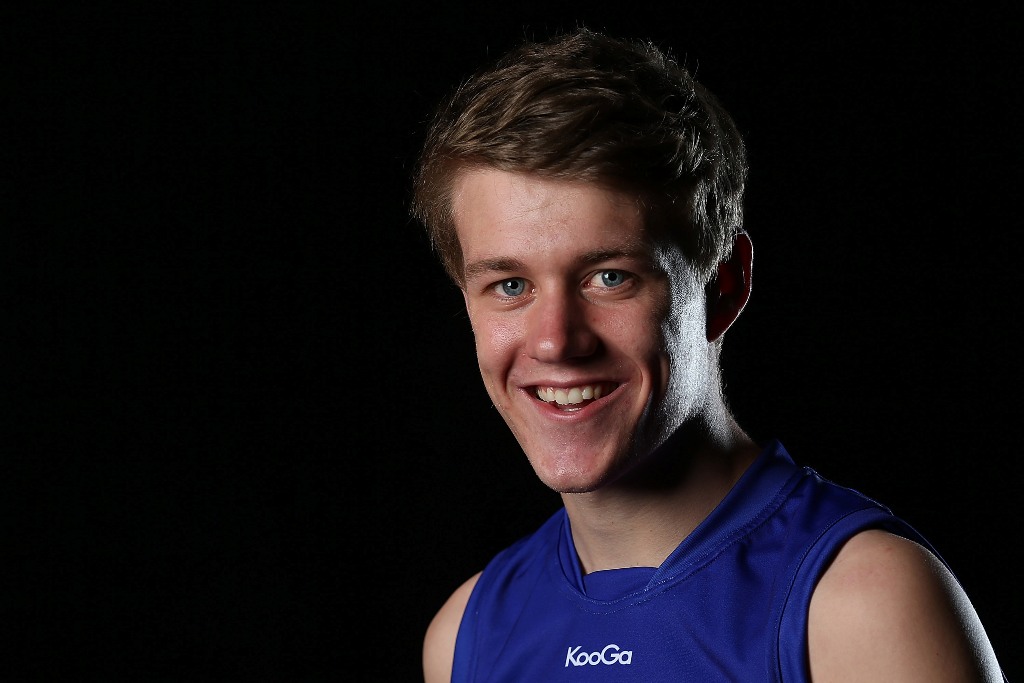 Jackson Macrae of the Western Bulldogs. Jackson Macrae of the Western Bulldogs.