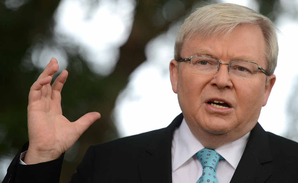 Prime Minister Kevin Rudd. Prime Minister Kevin Rudd.
