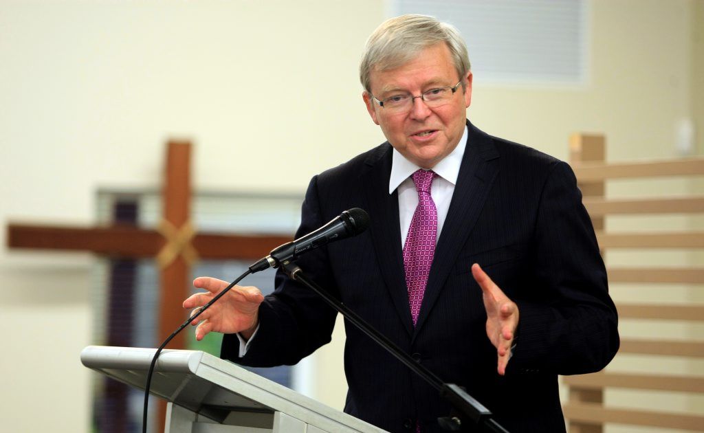 Kevin Rudd. Kevin Rudd.