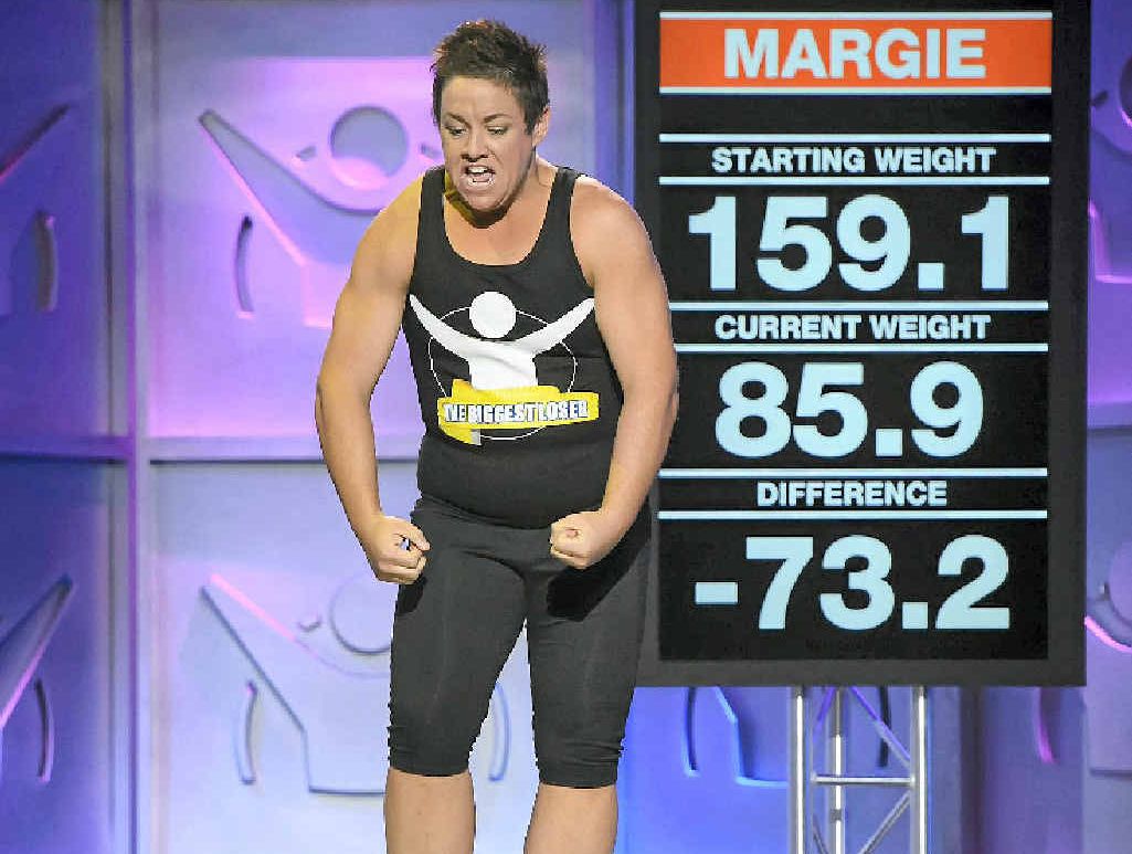 Margie Cummins in the 2012 The Biggest Loser television series. Margie Cummins in the 2012 The Biggest Loser television series.