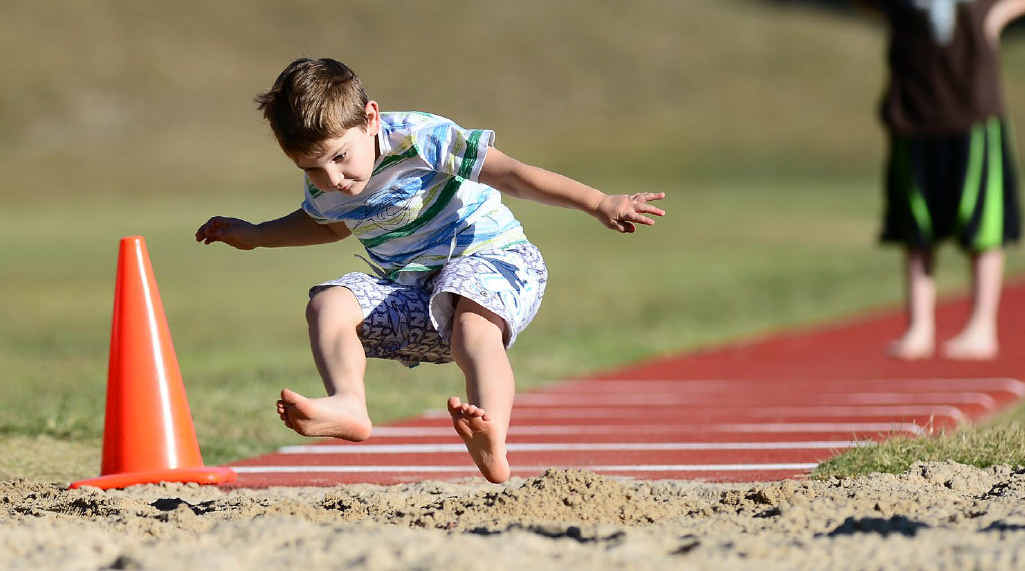 Che Bricknell-Lehmann, 5, at the Jump-4-Indie fundraising event at Limestone Park. Che Bricknell-Lehmann, 5, at the Jump-4-Indie fundraising event at Limestone Park.