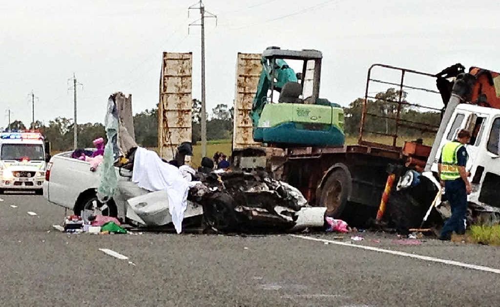 It will be a year to the day, on Friday, since this tragic crash on the Bruce Hwy south of Koumala claimed three lives. It will be a year to the day, on Friday, since this tragic crash on the Bruce Hwy south of Koumala claimed three lives.