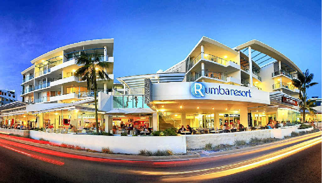 The Rumba Beach Resort in Caloundra. The Rumba Beach Resort in Caloundra.