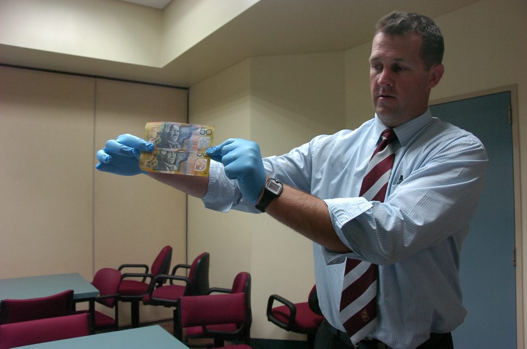 Gladstone Police seized almost $3000 worth of counterfeit money after conducting a RBT in Gladstone at the weekend. Gladstone Police seized almost $3000 worth of counterfeit money after conducting a RBT in Gladstone at the weekend.