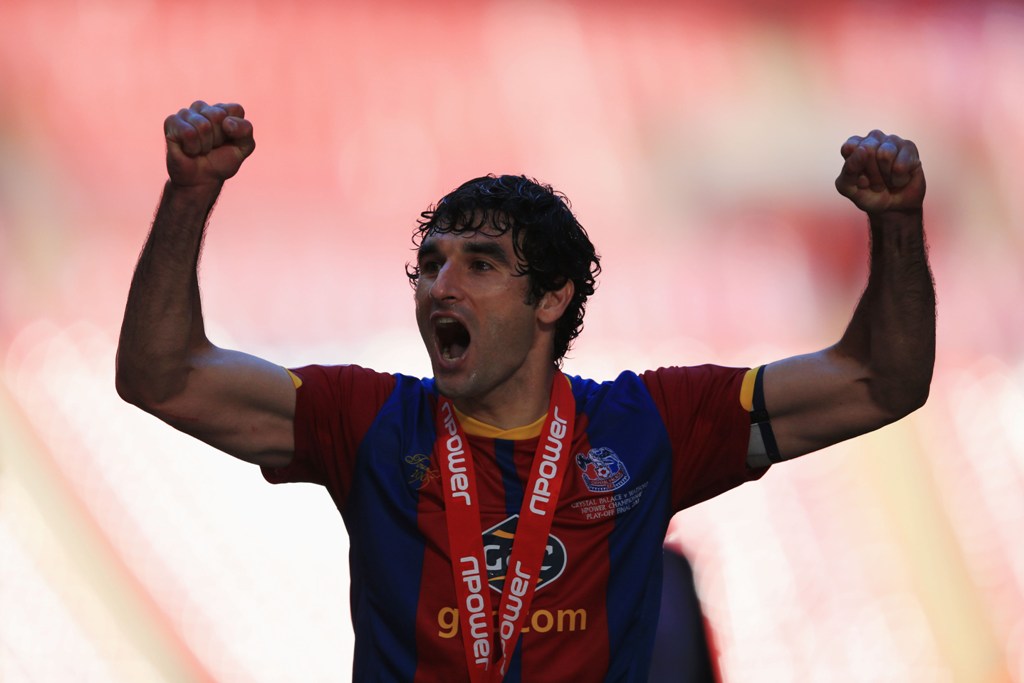 Mile Jedinak of Crystal Palace celebrates victory after the npower Championship Play-off Final match between Watford and Crystal Palace at Wembley Stadium on May 27, 2013 in London, England. Mile Jedinak of Crystal Palace celebrates victory after the npower Championship Play-off Final match between Watford and Crystal Palace at Wembley Stadium on May 27, 2013 in London, England.