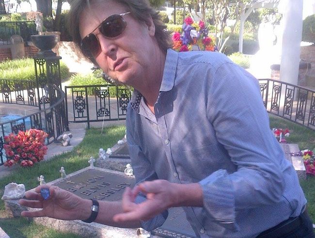 Sir Paul McCartney leaving one of his own guitar picks so Sir Paul McCartney leaving one of his own guitar picks so