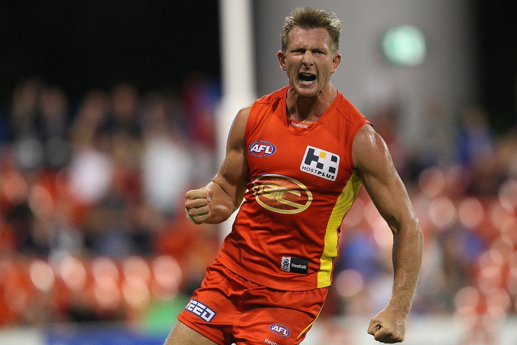 Nathan Bock of the Gold Coast Suns. Nathan Bock of the Gold Coast Suns.