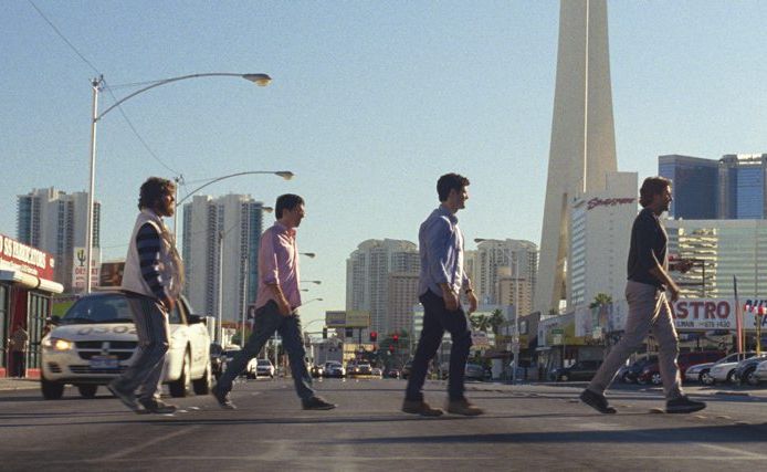 From left, Zach Galifianakis, Ed Helms, Justin Bartha and Bradley Cooper in a scene from the movie The Hangover Part III. From left, Zach Galifianakis, Ed Helms, Justin Bartha and Bradley Cooper in a scene from the movie The Hangover Part III.