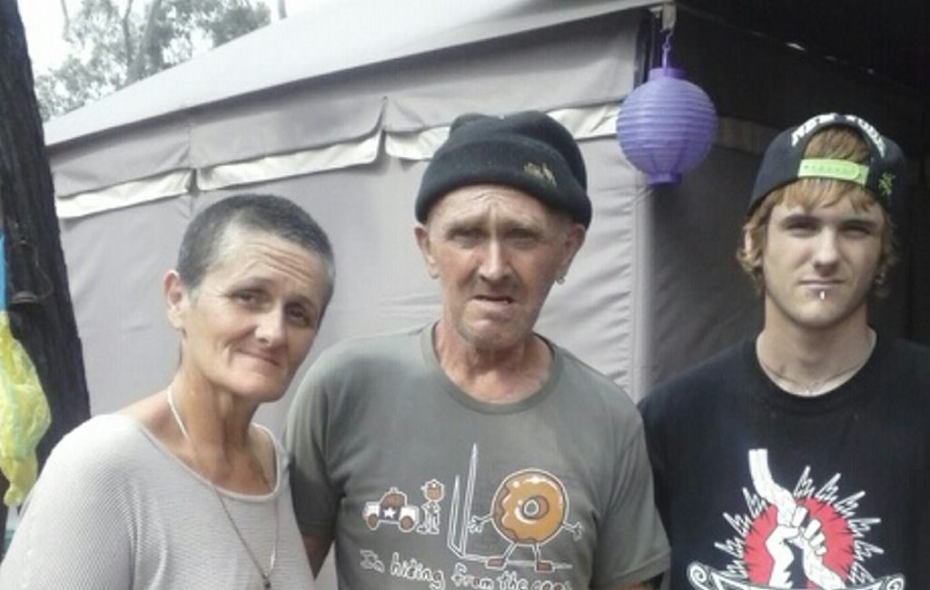 Trying to rebuild their lives after a car crash at Yuleba are (from left) Darlene, John and Toby Williams :Photo Contributed Trying to rebuild their lives after a car crash at Yuleba are (from left) Darlene, John and Toby Williams :Photo Contributed