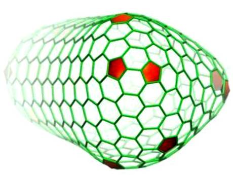 The cone-shaped structure of the Aids virus shield or ‘capsid’ The cone-shaped structure of the Aids virus shield or ‘capsid’