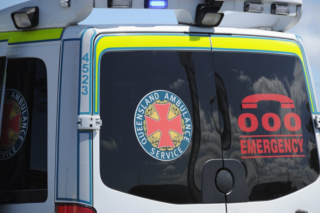 A woman has given birth to twins at a Nambour home overnight, with the babies arriving before paramedics could get there. A woman has given birth to twins at a Nambour home overnight, with the babies arriving before paramedics could get there.